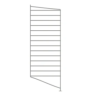 String SYSTEM sivupaneeli lattia 85x30 tummanharmaa 1 kpl kuva