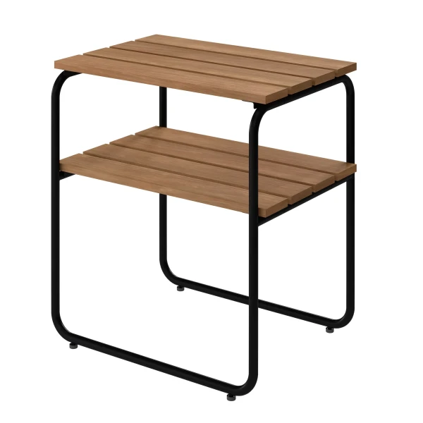 side table teak black image