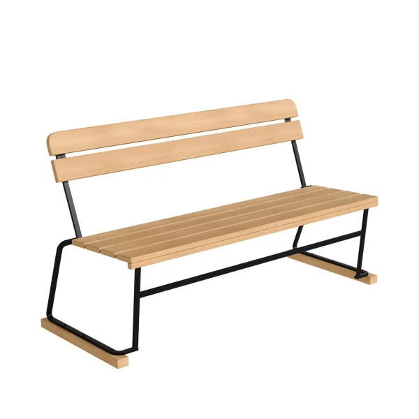 sofa 3 oiled oak black kuva