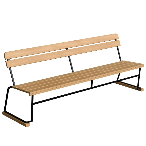 sofa 5 oiled oak black kuva