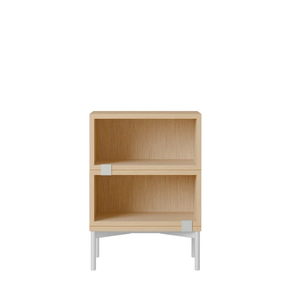 stacked storage system bedside table config 1 oak muuto image