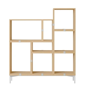 Muuto STACKED STORAGE SYSTEM bokhylla, config. 5, ek image