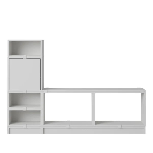 stacked storage system hallway config 1 grey muuto kuva