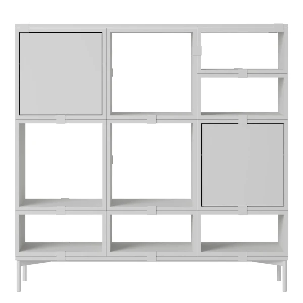 stacked storage system hallway config 3 grey muuto kuva