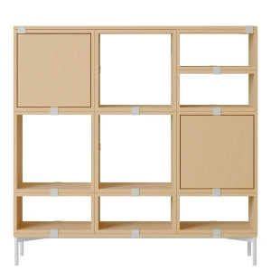 Muuto STACKED STORAGE SYSTEM hallförvaring, config. 3, ek image