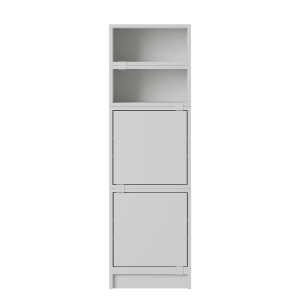 stacked storage system office storage config 4 grey muuto kuva