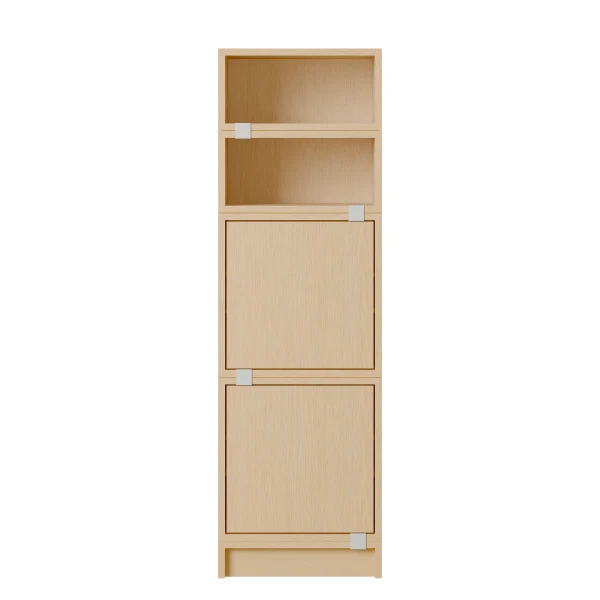 stacked storage system office storage config 4 oak muuto kuva