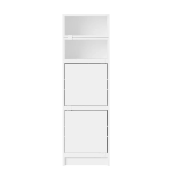 stacked storage system office storage config 4 white muuto kuva