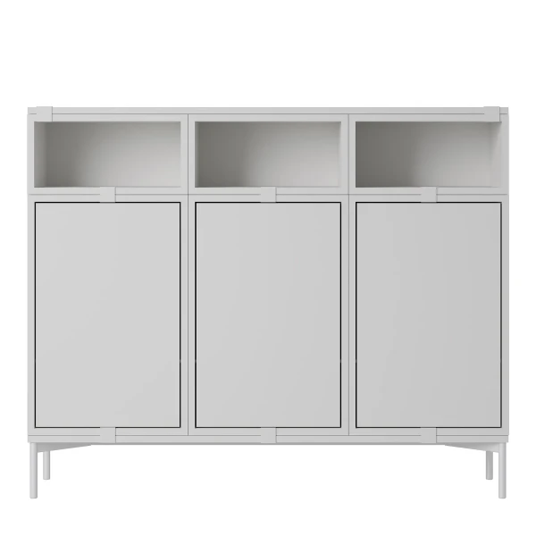 stacked storage system sideboard config 3 grey muuto hi res 150 image