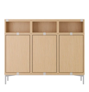 Muuto STACKED STORAGE SYSTEM skänk, config. 3, ek image