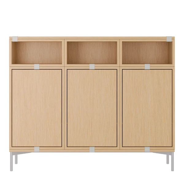 stacked storage system sideboard config 3 oak muuto hi res 150 image