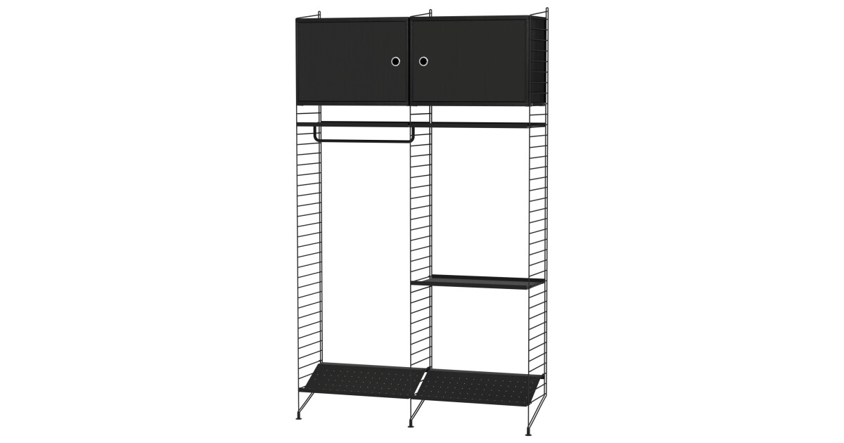 String HALLWAY yhdistelmä T, musta » Wilma Interiör