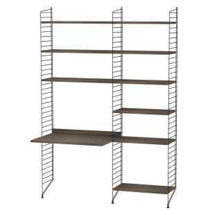 String WORKSPACE kombination B, valnöt/svart image