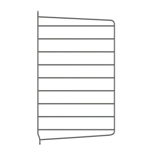 String SYSTEM sivupaneeli seinä 50x30 2 kpl, tummanharmaa kuva