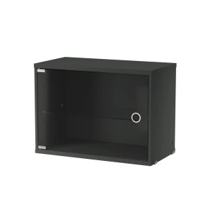 String SYSTEM vitriinikaappi 58x30, tummanharmaa kuva